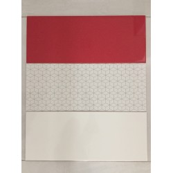 Mattonella white+ red + Cube 